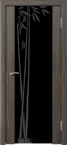 Эллада ДО триплекс черный рисунок "Бамбук" Колорадо