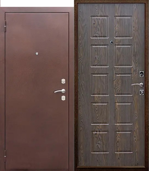 Входные двери VD-06 Шоколадный дуб